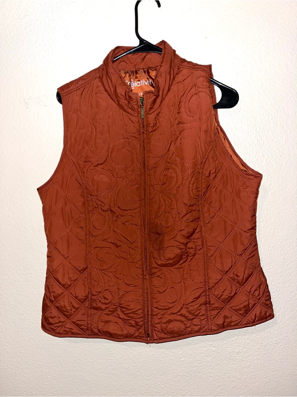 Quilted Red Vest